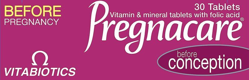 Vitabiotics Pregnacare Before Conception Supplement, 30 Tablets