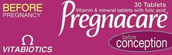 Vitabiotics Pregnacare Before Conception Supplement, 30 Tablets