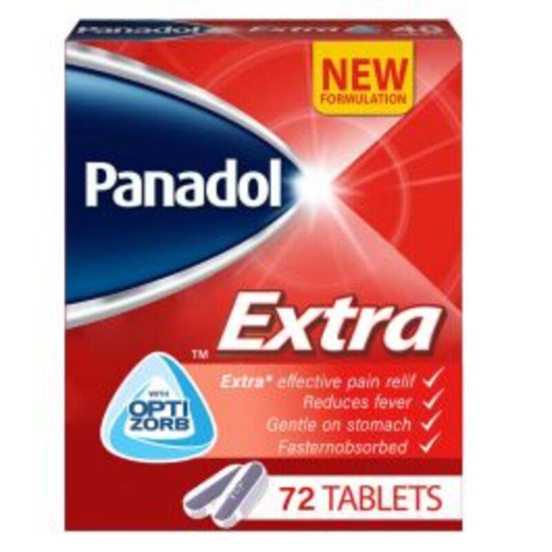 

PANADOL EXTRA OPTIZORB 72S
