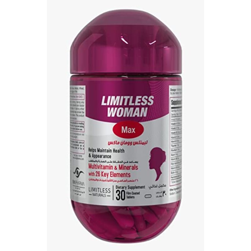 Limitless Womanmax M.Vit & Minerals Tab 30S