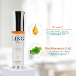 Ling Skincare Hi-Vitamin C 12% Anti-Oxidant Brightening Solution, 30ml