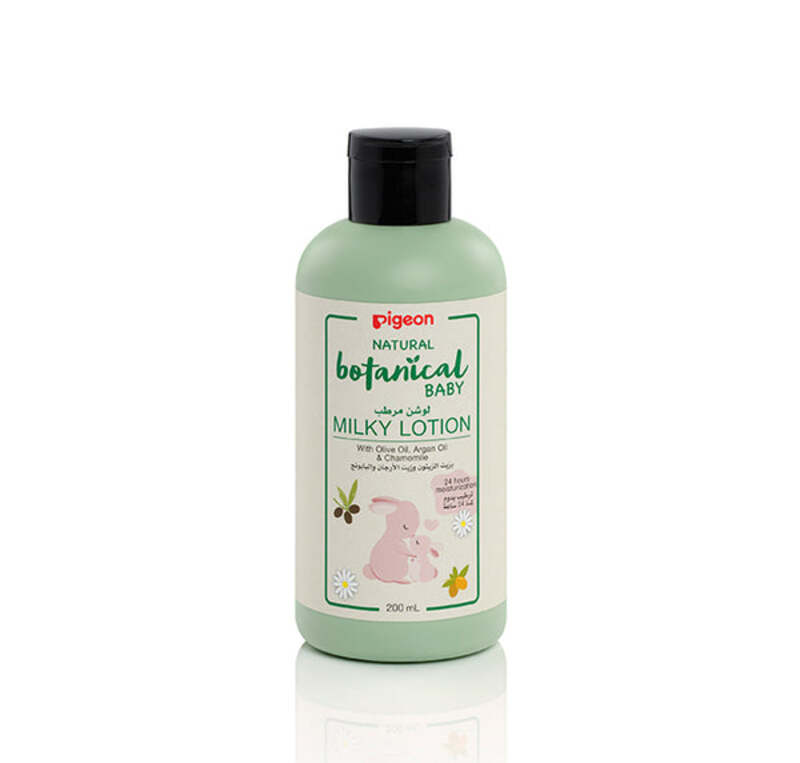 PIGEON NATURAL BOTANICAL BABY MILK LOTION 200ML