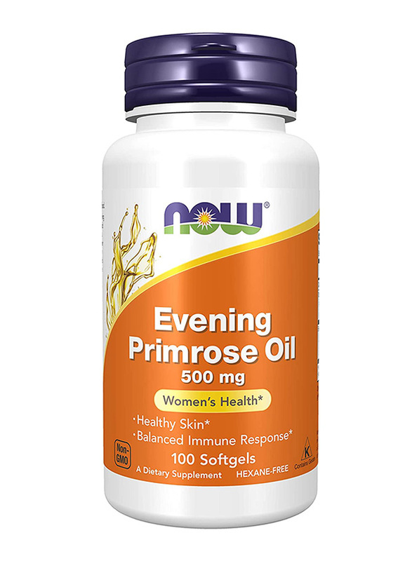 Now Evening Primrose Oil Dietary Supplement, 500mg, 100 Softgels