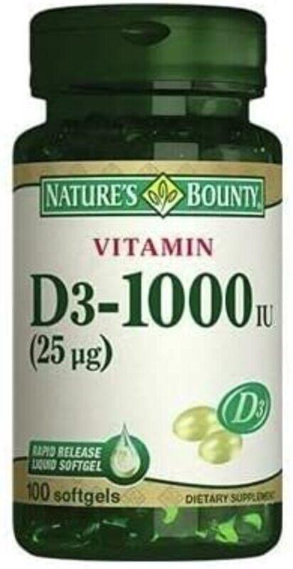 

Nature's Bounty Vitamin D3-1000 IU