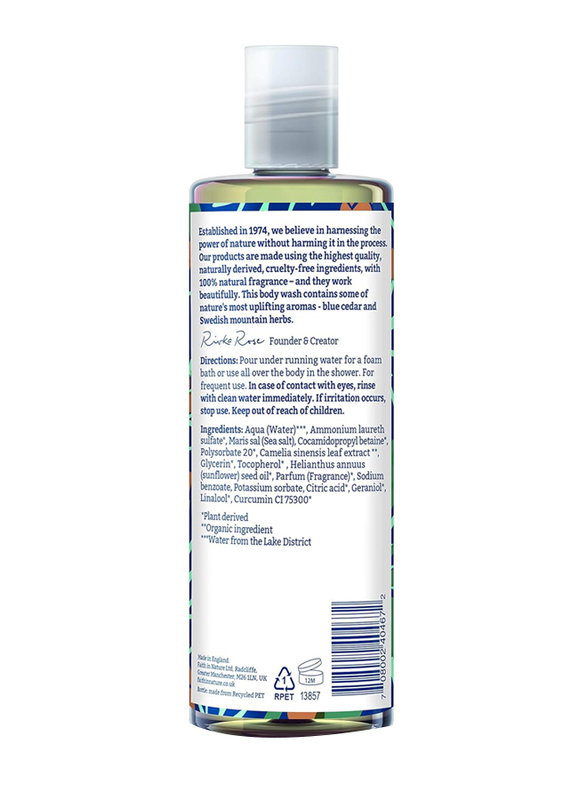 Faith in Nature Blue Cedar Body Wash, 400ml