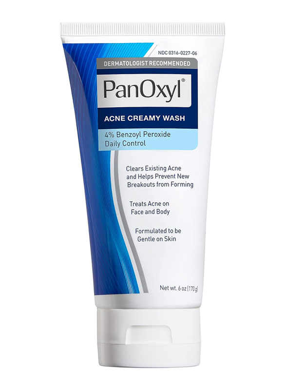PanOxyl Antimicrobial Acne Creamy Wash, 6Oz