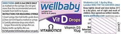 Vitabiotics Wellbaby Vitamin D Drops, 30ML