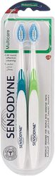 Sensodyne Multi Care Toothbrush, Medium, 2 Pieces