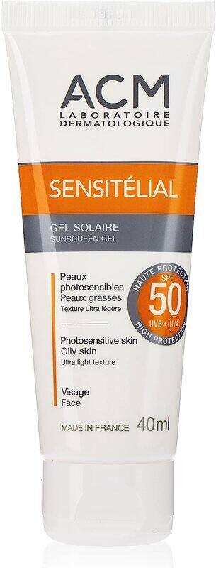 

ACM Sensitelial Spf Sunscreen Gel, 40ml