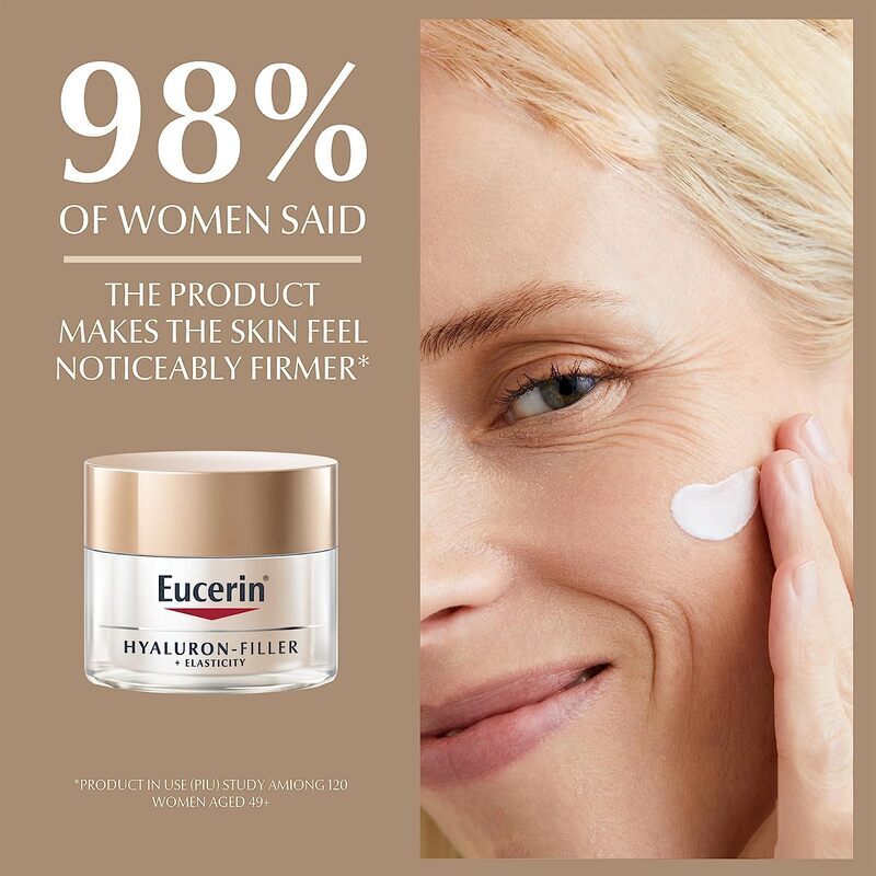 Eucerin SPF15 Hyaluron-Filler+Elasticity Anti-Ageing Day Cream for Radiant Skin, 50ml