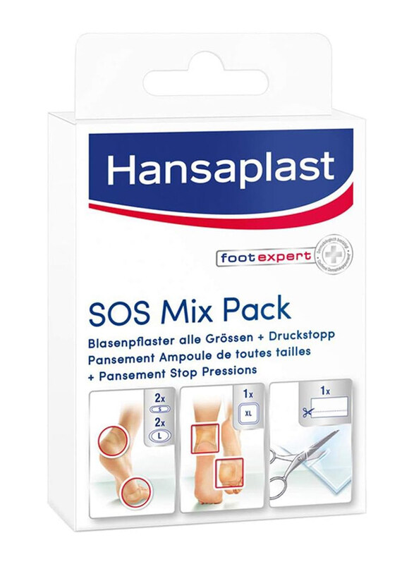 

Hansaplast Foot Expert SOS Mix Pack For Blister Plaster, 6 Plasters