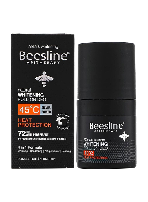 Beesline Whitening Heat Protection Roll-on Deodorant, 2 Pieces
