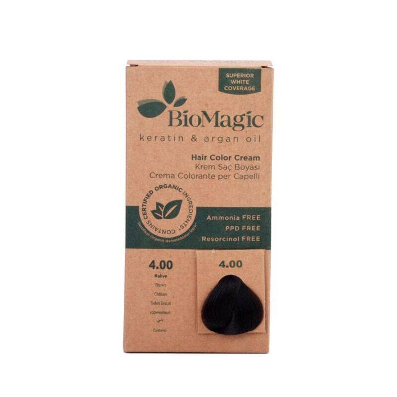 

BIOMAGIC BIO MAGIC HAIR COLOR C K 4/00 BROWN