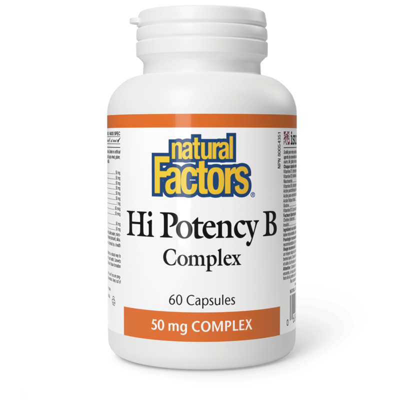 

Natural Factors Nf Hi Potency B Complex 50 Mg Capsules 90'S