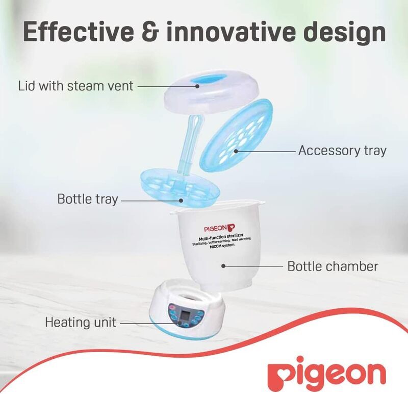 Pigeon BPA-Free Multi-Function Sterilizer, White