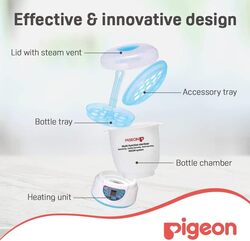 Pigeon BPA-Free Multi-Function Sterilizer, White