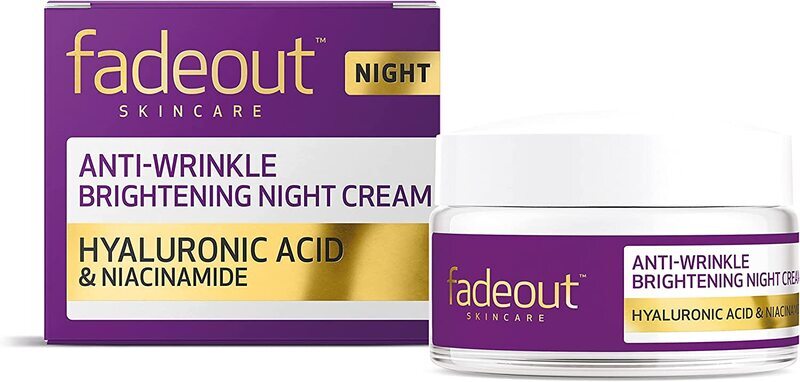 Fade Out Anti-Wrinkle Brightening Night Cream, 50ml
