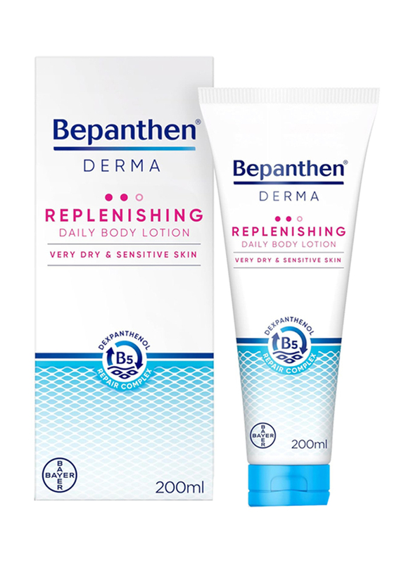 Bepanthen Derma Replenishing Daily Body Lotion for Dry & Sensitive Skin, 200ml