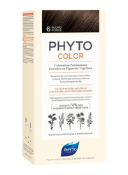 Phyto Permanent Hair Dye, 112ml, 6 Dark Blonde