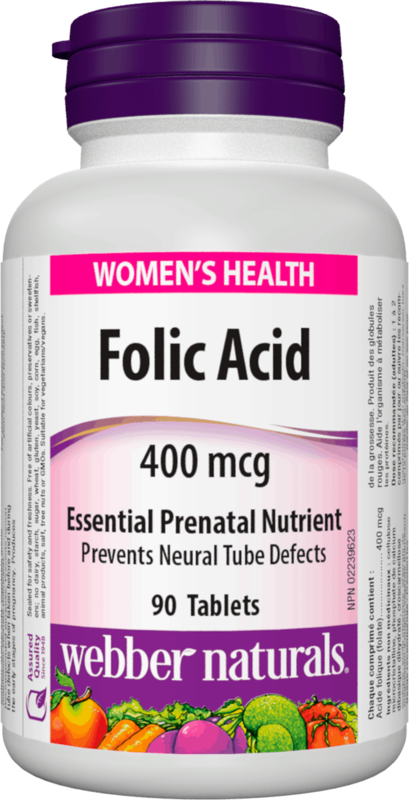 

Webber Naturals Folic Acid 400Mcg Tab 90S