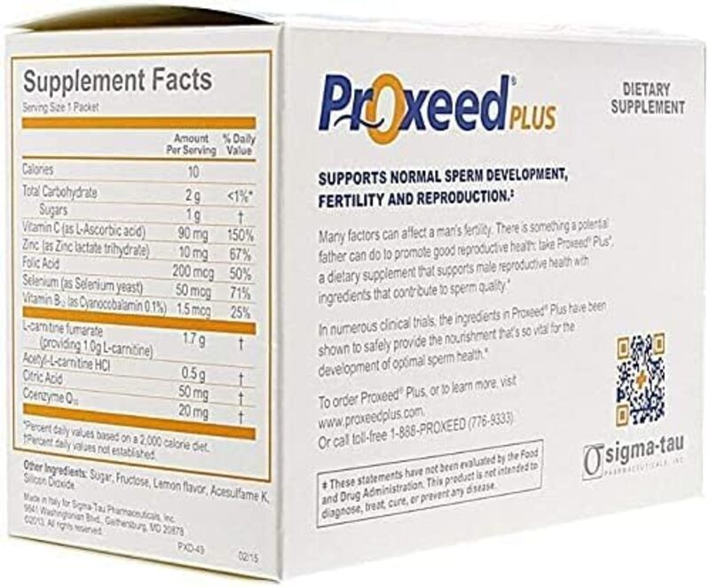 Proxeed Male Fertility Supplement, 30 Sachets