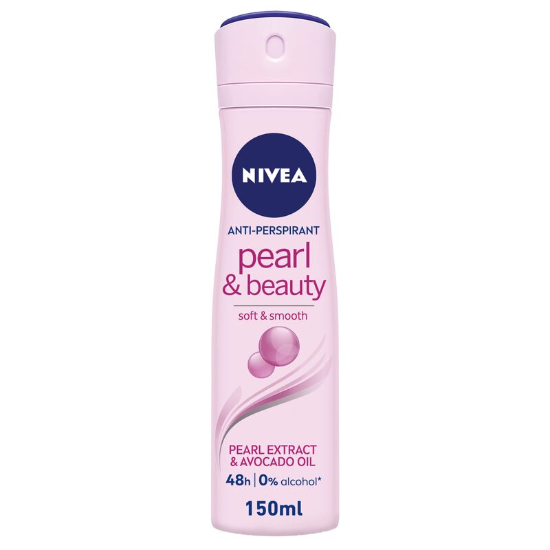 NIVEA DEO SPRAY PEARL & BEAUTY 150ML (NV195)