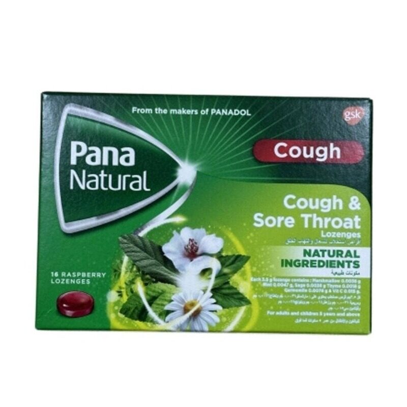 

panadol Pana Natural Cough & Sore Throat Lozenges