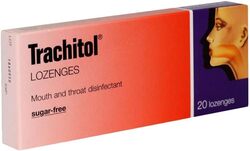 Trachitol Sugar Free Mouth & Throat Disinfectant, 20 Lozenges