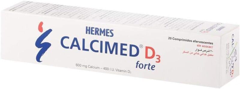 TML Hermes Calcimed D3 Forte Tablets, 20 Tablets