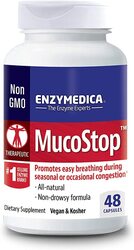 Enzymedica Mucostop Dietary Supplement, 48 Capsules