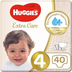 HUGGIES EXTRA CARE S4 NO:4 (8-14kg) 7% OFF 40S ( KC71007 )