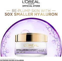 L'oreal Paris Hyaluron Expert Replumping Moistuizing Day Cream with Hyaluronic Acid, 50ML
