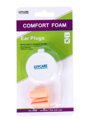Ezycare Comfort Foam Ear Plug, 2 Pieces