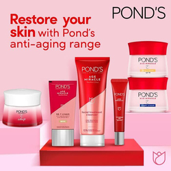 Pond's Age Miracle Night Face Cream with Vitamin B3 & 10% Retinol C, Youthful Glow, 24 hr Wrinkle Correcting Glow, 50gm