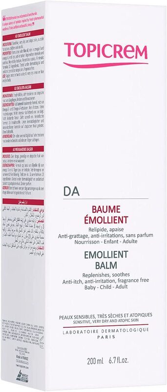 Topicrem DA Emollient Balm, 200ml