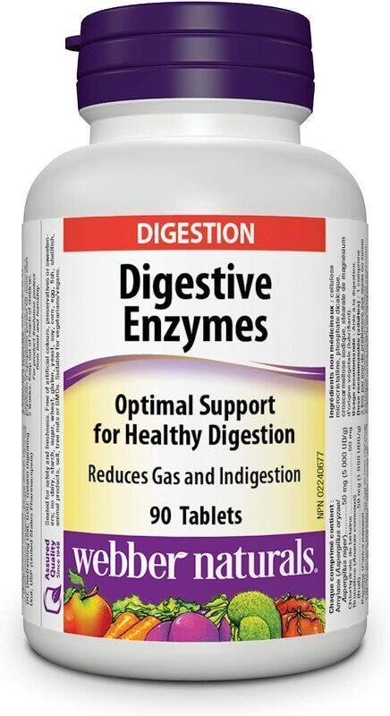 

Webber Naturals Digestive Enzymes Tablets, 90 Tablets