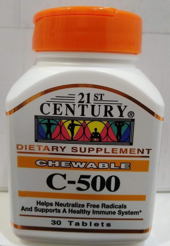 21st Century Chewable C-500 Dietary Supplements, 30 Tablets