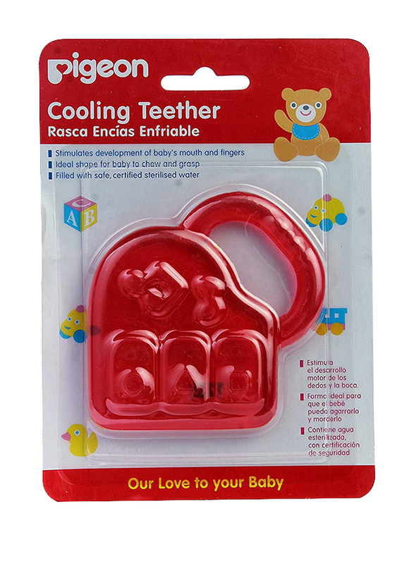 Pigeon Piano Cooling Teether, Red