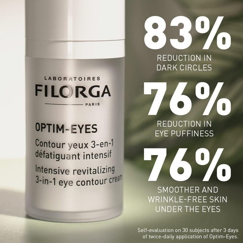 Filorga Optim 3-in-1 Eye Contour Cream, for Wrinkles & Anti Aging, 15ml