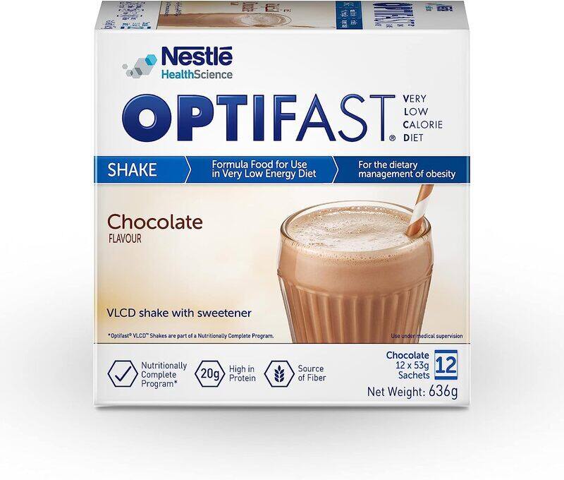 

Optifast Very Low Calorie Chocolate Flavor Diet Shake, 636gm