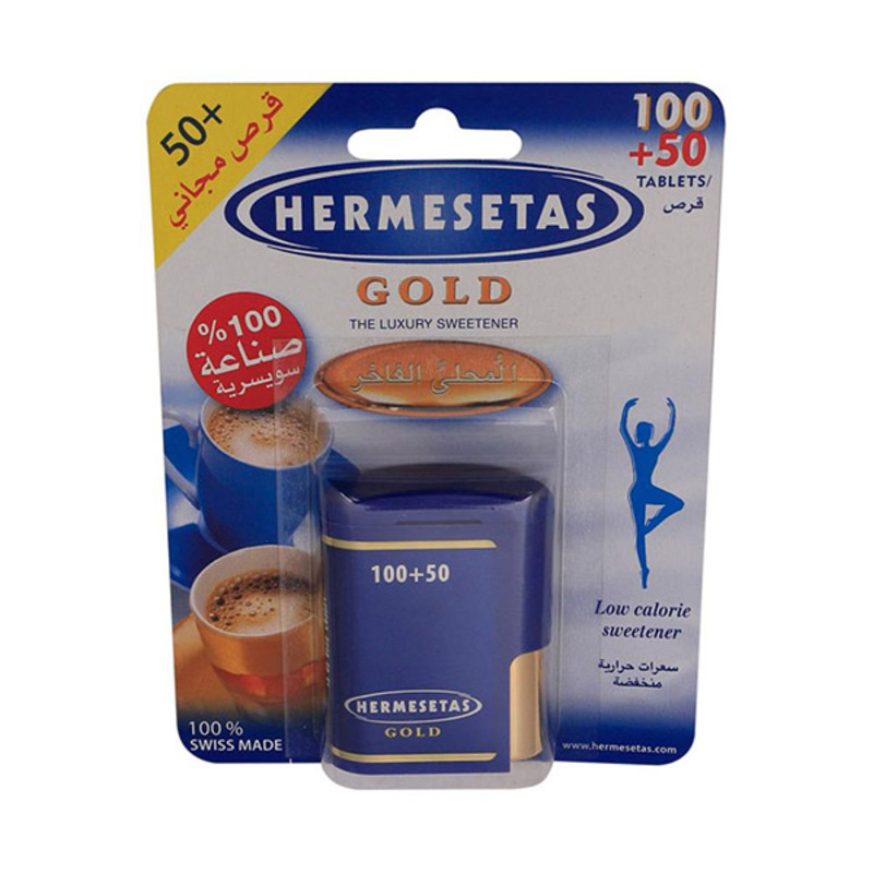 Hermesetas Gold Sweetener 100+50 Tab