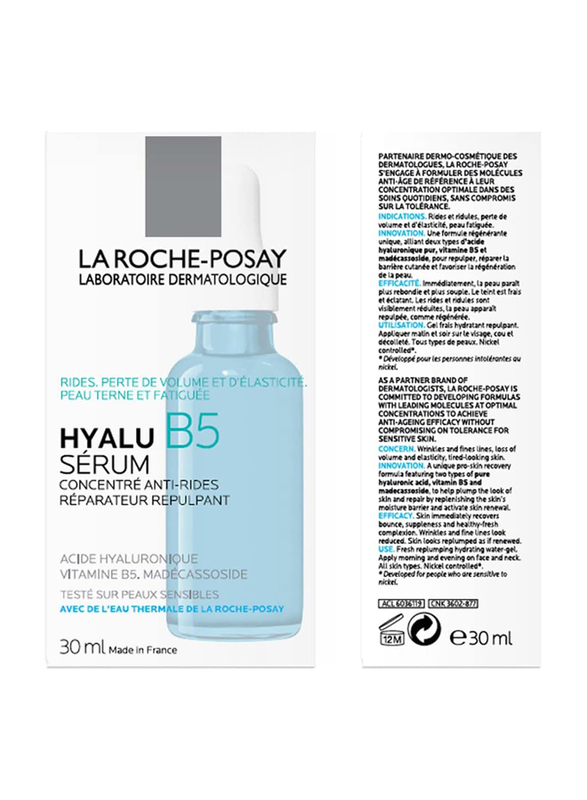 La Roche-Posay Hyalu B5 Pure Hyaluronic Acid Serum, 30ml