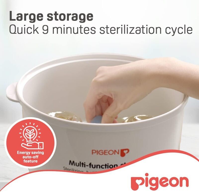 Pigeon BPA-Free Multi-Function Sterilizer, White