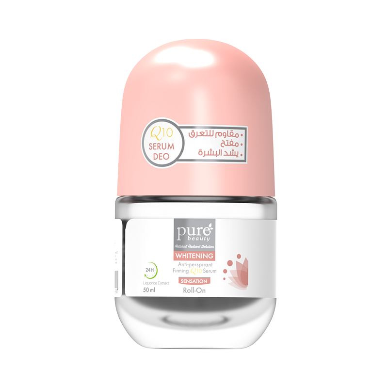 

PURE BEAUTY WHITENING ANTI PERSPIRANT FIRMING Q10 SERUM ROLL ON Sensation 50 ml