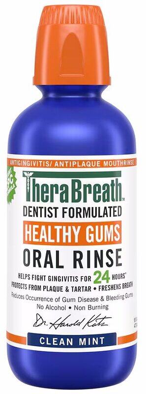 

Therabreath Healthy Gums Oral Rinse Clean Mint 16Oz