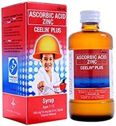 Ceelin Plus Ascorbic Acid Syrup, 120ml