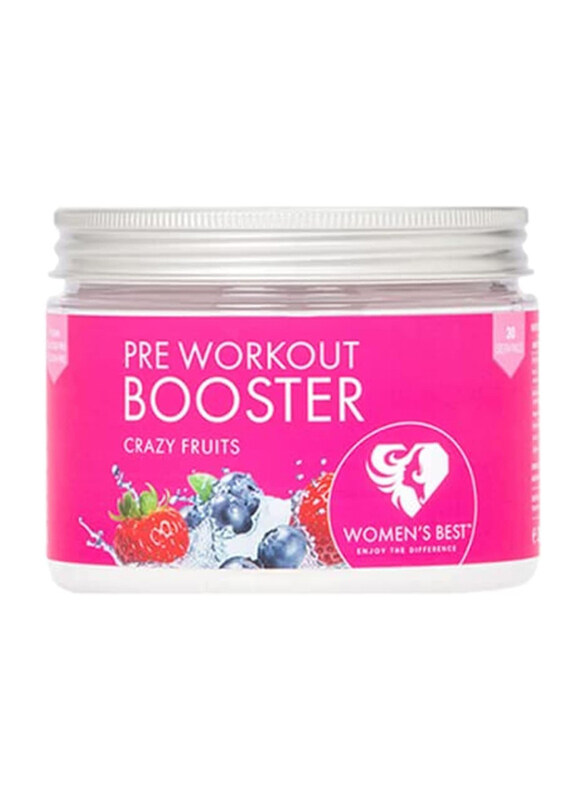 

Women's Best Pre Workout Booster Powder, 300g, Mixed Berry