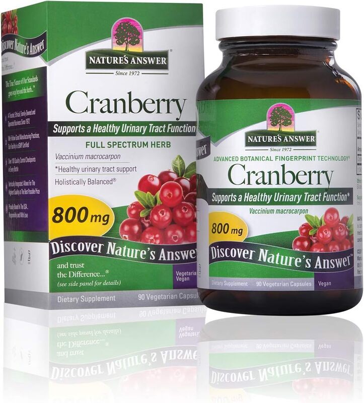 Nature's Answer Cranberry Fruit Dietary Supplement, 90 Vegetarian Capsules