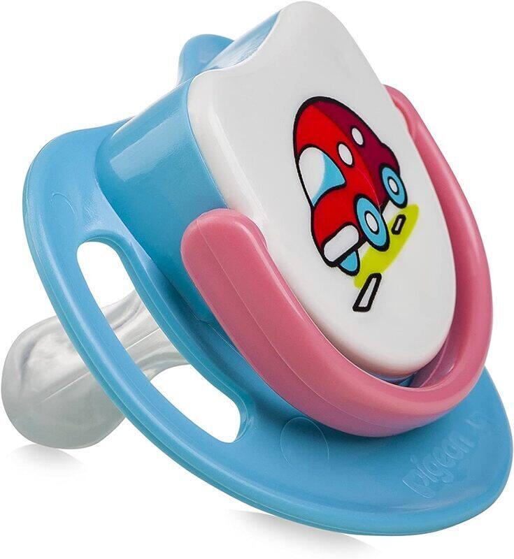

Pigeon Silicone Car Pacifier, Size 1, 0-5 Months, Multicolour