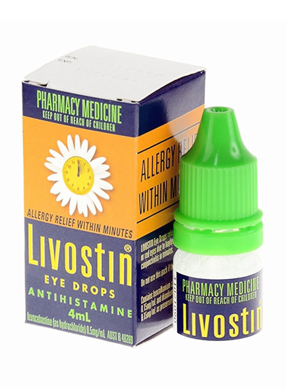 Pharmacy Medicine Livostin Eye Drops, 4ml